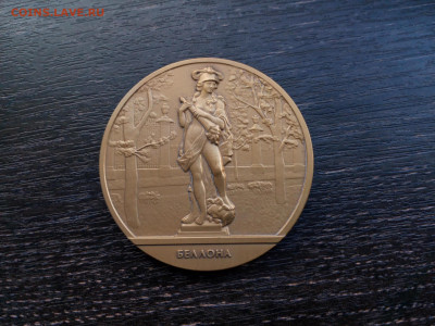 Наст мед скульптуры летнего сада - 300 лет СПБ Тяж.мет. Фикс - бел (3)