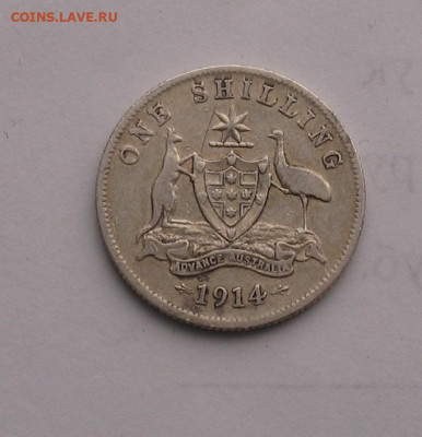 Австралия 1 шиллинг 1914 до 27.01.22г. 22.00ч. - 1 шил а