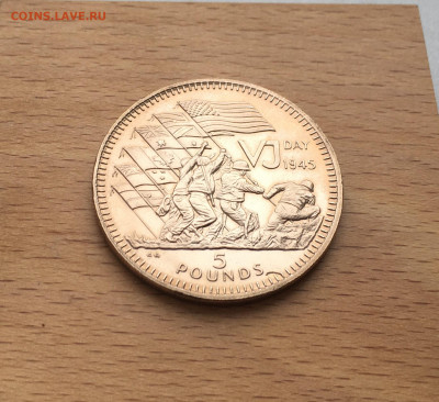 Гибралтар 5 фунтов 1995 50 лет со дня победы над Японией - IMG_4816.JPG