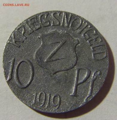 Нотгельд 10 пф 1919 Вольфах №3 29.01.2022 22:00 МСК - CIMG2578.JPG