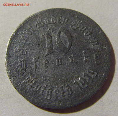 Нотгельд 10 пф 1919 Баден №3 29.01.2022 22:00 МСК - CIMG2602.JPG
