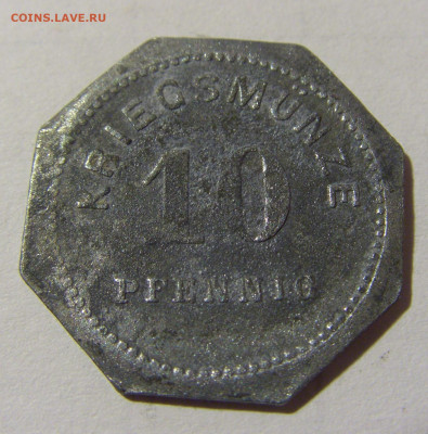 Нотгельд 10 пф 1917 Бенсхайм №3 29.01.2022 22:00 МСК - CIMG2618.JPG