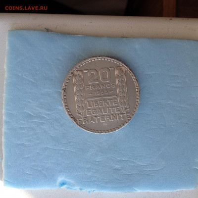 Франция. 20 франков. 1938г. - IMG_3823.JPG