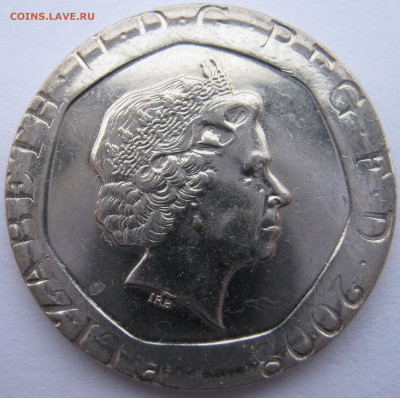 Великобритания 20 пенсов 2008 круглая, другие металл и масса - IMG_1285.JPG