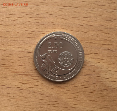 Португалия 2,5 евро 2012 75 лет учебному кораблю «Сагреш» - IMG_4883.JPG