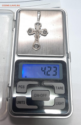 Крест Серебро 925 вес 4.23гр с 1руб до 31.01 в 22 мск - 20220126_095506