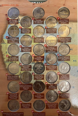 Набор Национальные парки 56 шт. в альбоме до 29.01 - IMG_1717.JPG