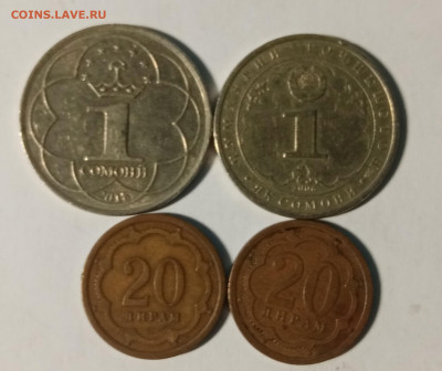 Монеты Таджикистана недорого до 01.02.22 в 22.00 по мск - IMG_20220126_220129