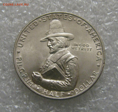 США. ½ ДОЛЛАРА 1920 г. 300 лет прибытию Отцов-пилигримов UNC - 1920полд (5).JPG