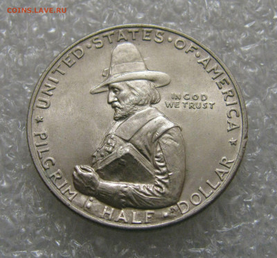 США. ½ ДОЛЛАРА 1920 г. 300 лет прибытию Отцов-пилигримов UNC - 1920полд (4).JPG