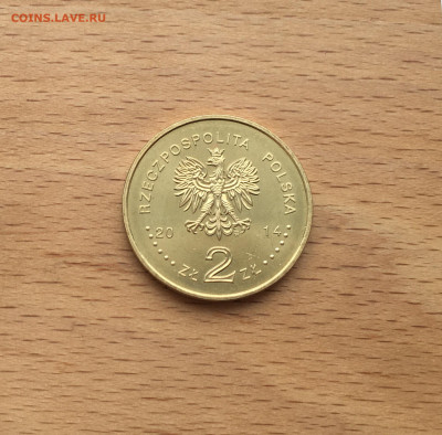 Польша 2 злотых 2014 Польская олимпийская сборная Сочи 2014 - IMG_4463.JPG