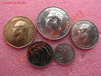 -Иностранных монет наборы- темус дополняемус - Самоа 2006-240р.JPG