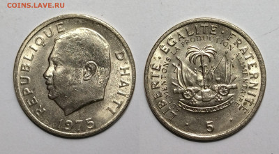 Гаити 5 сантимов 1975 года по Фиксу - 4.02 22:00 мск - IMG_20220130_103726