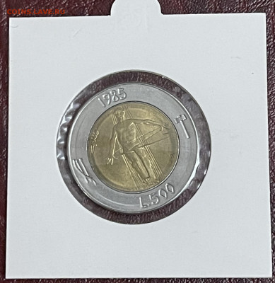Сан-Марино 500 лир 1985 биметалл - 12D5A7D5-5166-4098-B0DF-D42911A6977C