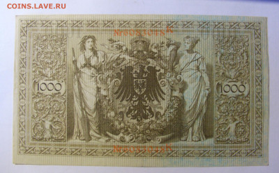 1000 марок 1910 красный Германия (048) 05.02.22 22:00 М - CIMG4588.JPG