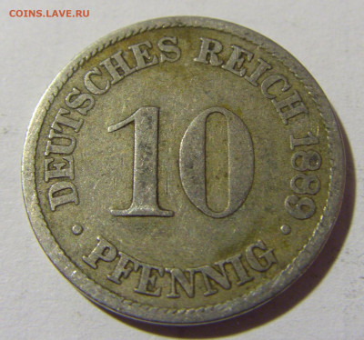 10 пфеннигов 1889 J Германия №1 05.02.22 22:00 М - CIMG3679.JPG