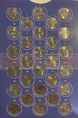 Набор 0,25$ Штаты и территории США 56 шт в альбоме до 2.02 - IMG_1723.JPG
