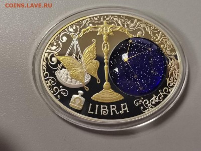 10денар 2015 Македония-Весы, серебро, до 05.02 - С Зодиак-Весы бк-1