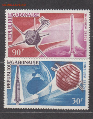 Габон 1966 спутники 2м** до 05 02 - 47б