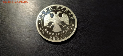 3 руб. 2005 год. Длинноклювый пыжик - пыжик реверс 2