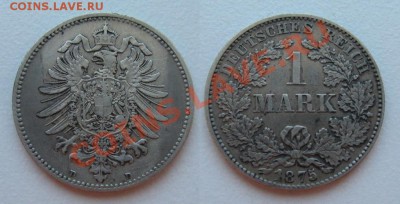 1 марка 1875 DD - 1 марка 1875 DD