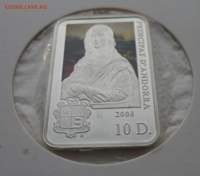 Андорра 10 динар 2008 "Леонардо да Винчи" - SAM_2621.JPG