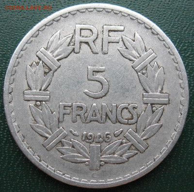 Франция 5 франков 1946 С (Кастельсарразен) до 05.02.2022 - 5 франков 1946С_1