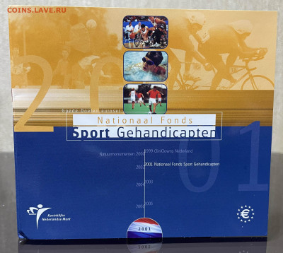 Банковский набор евро Нидерланды 2001 - NL 2001_2