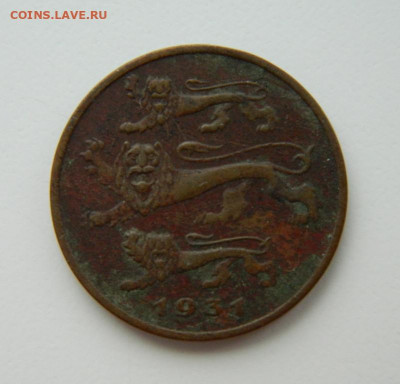 Эстония 5 центов 1931 г. до 09.02.22 - DSCN2631.JPG
