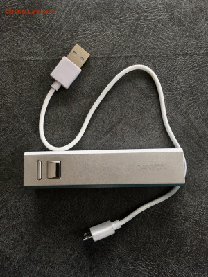 Портативный аккумулятор Canyon. До 22:00 09.02.22 - 8BF20653-2234-446D-B327-15AD71160EC6