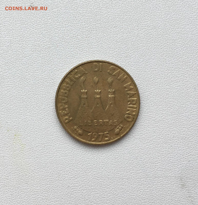 Сан-Марино 20 лир 1975 Любовь у животных фауна - IMG_4542.JPG
