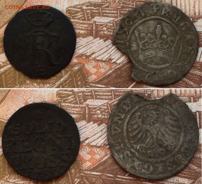 Пруссия 6 грошей 1755,1756,1757;РП SIG III от солида до орта - сол