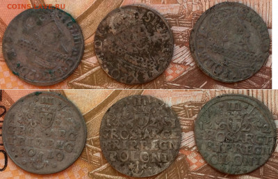 Пруссия 6 грошей 1755,1756,1757;РП SIG III от солида до орта - трояки2