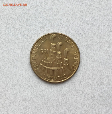 Сан-Марино 200 лир 1991 - IMG_4517.JPG
