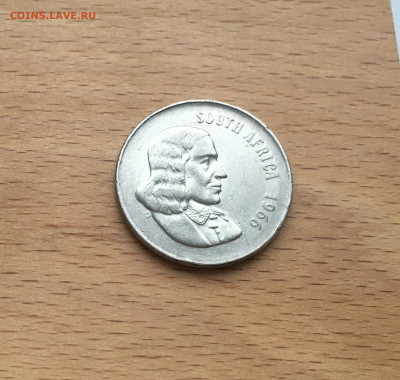 ЮАР 50 центов 1966 Президент Ян Ван Рибек Цветок Флора - IMG_3095.JPG