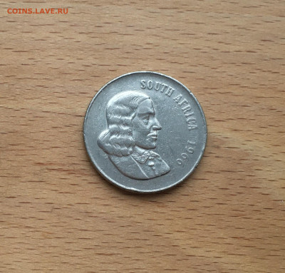 ЮАР 50 центов 1966 Президент Ян Ван Рибек Цветок Флора - IMG_3093.JPG