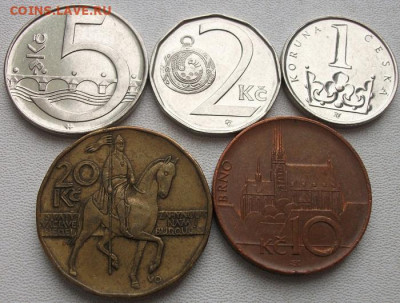 Чехия 5 монет до 10.02.22 22ч.00мин мск - DSCF6389.JPG