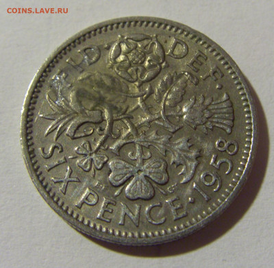 6 пенсов 1958 Англия №1 08.02.2022 22:00 М - CIMG4742.JPG