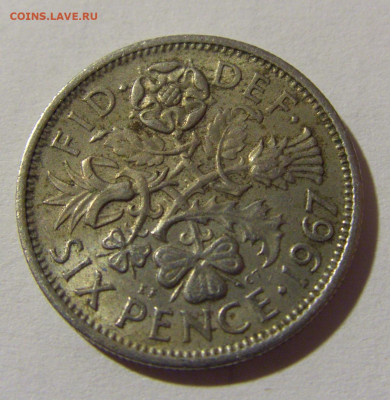 6 пенсов 1967 Англия №1 08.02.2022 22:00 М - CIMG4750.JPG