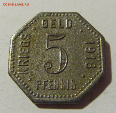 Нотгельд 5 пф 1918 Менген №2 08.02.2022 22:00 М - CIMG4860.JPG