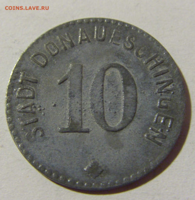 Нотгельд 10 пф 1917 Донаушинген №2 08.02.2022 22:00 М - CIMG4868.JPG