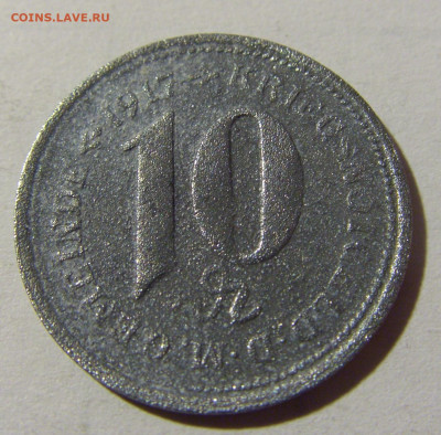 Нотгельд 10 пф 1917 Вейлер №2 08.02.2022 22:00 М - CIMG4877.JPG