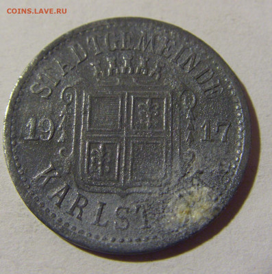 Нотгельд 10 пф 1917 Карлштадт №1 08.02.2022 22:00 М - CIMG4959.JPG