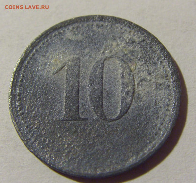 Нотгельд 10 пф 1917 Нордлинген №1 08.02.2022 22:00 М - CIMG4977.JPG