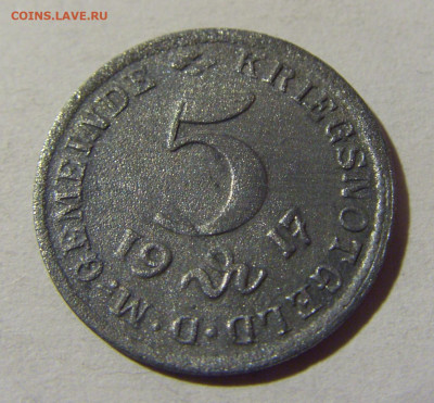Нотгельд 5 пф 1917 Вейлер №1 08.02.2022 22:00 М - CIMG5055.JPG