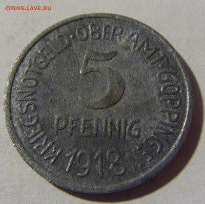 Нотгельд 5 пф 1918 Оберамт №1 08.02.2022 22:00 М - CIMG5071.JPG