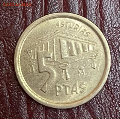 Испания Астурия 5 песет 1995 - 259848DB-8888-4687-A7ED-6F635B599C8B