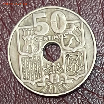 Испания 50 сентимо 1949 - 0C8FD20C-ABD4-47C0-8E33-F2F6385E79C6