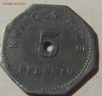Нотгельд 5 пф 1917 Бенсхайм №3 08.02.2022 22:00 М - CIMG2759.JPG