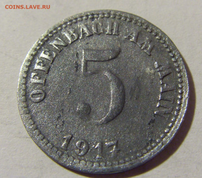 Нотгельд 5 пф 1917 Оффенбах №3 08.02.2022 22:00 М - CIMG2779.JPG